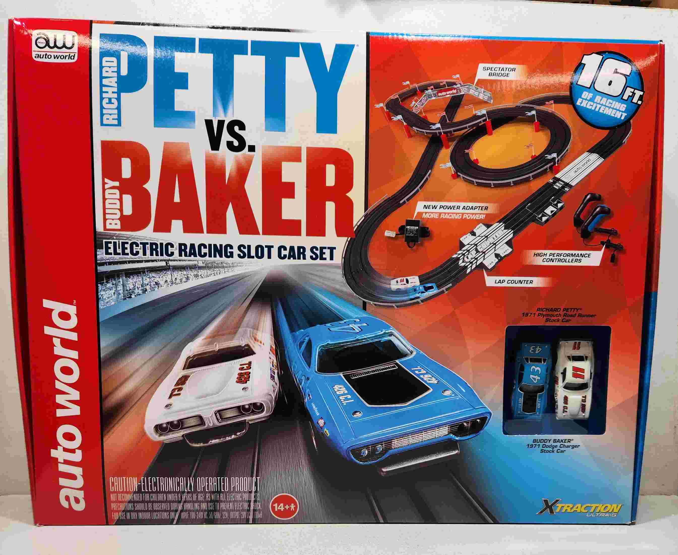 2015 Petty vs Baker Slot Car Set