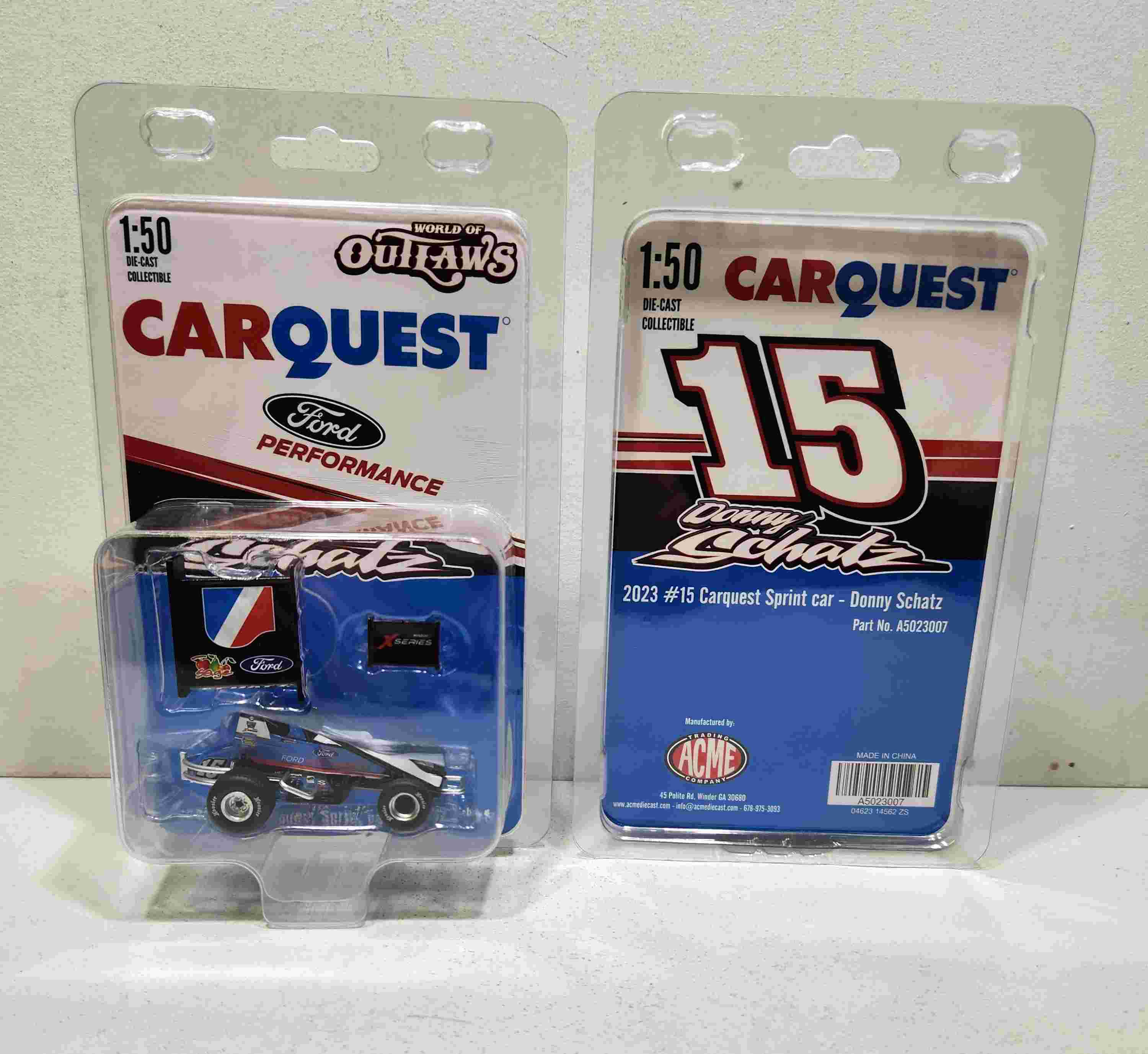 2023 Donny Schatz 1/50th Carquest sprint car