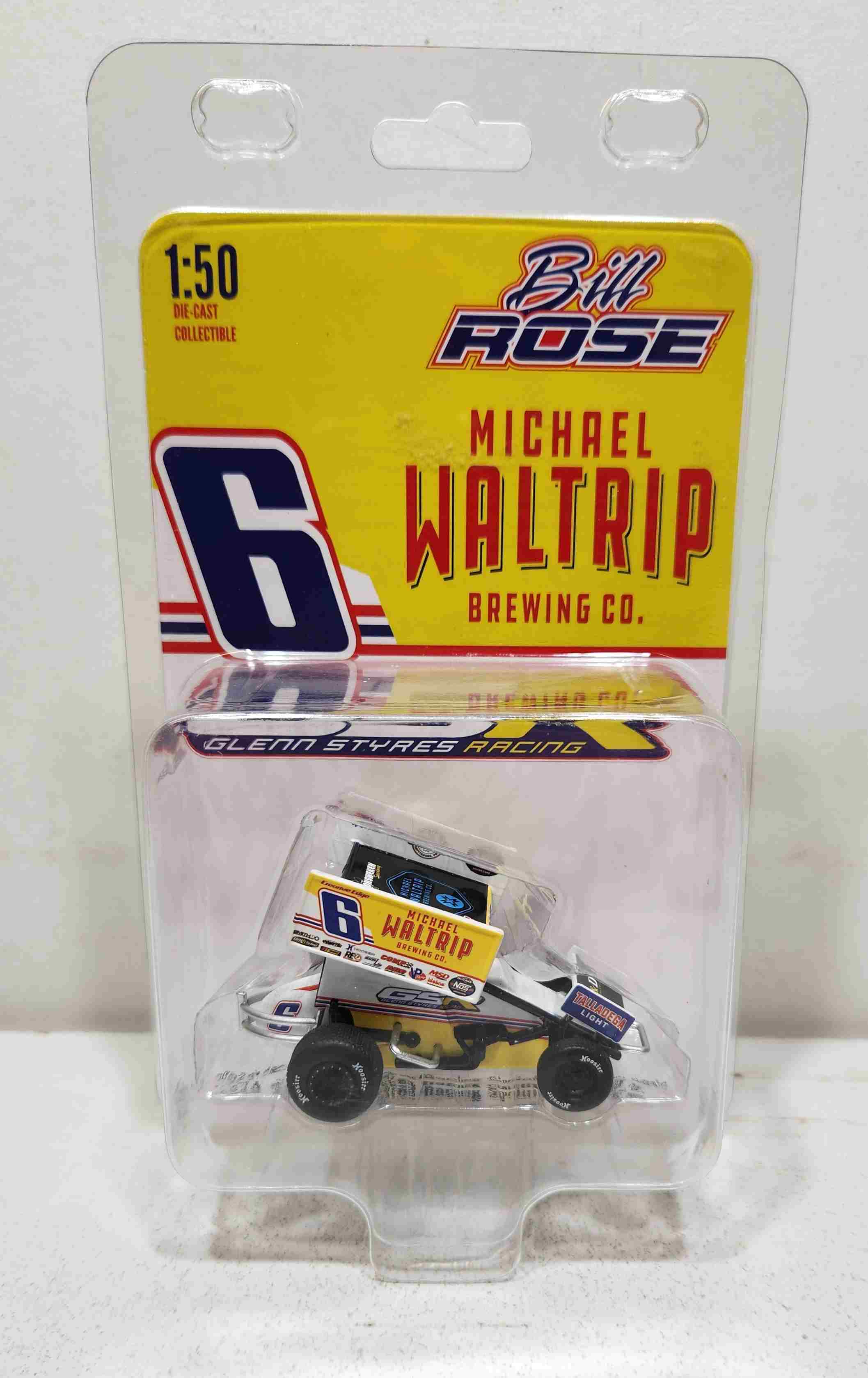 2024 Bill Rose 1/50th Michael Waltrip Brewing sprint car