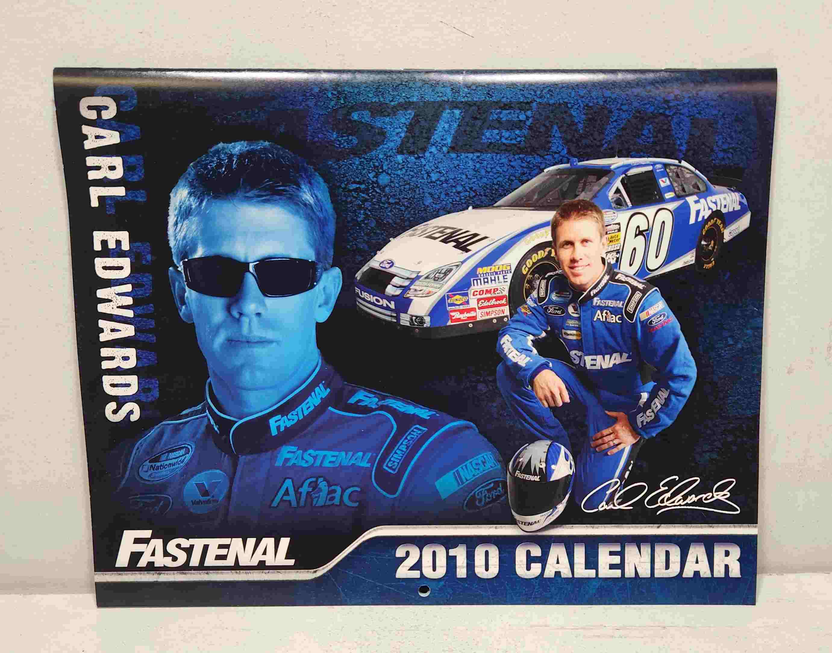 2010 Carl Edwards Fastenal Calendar