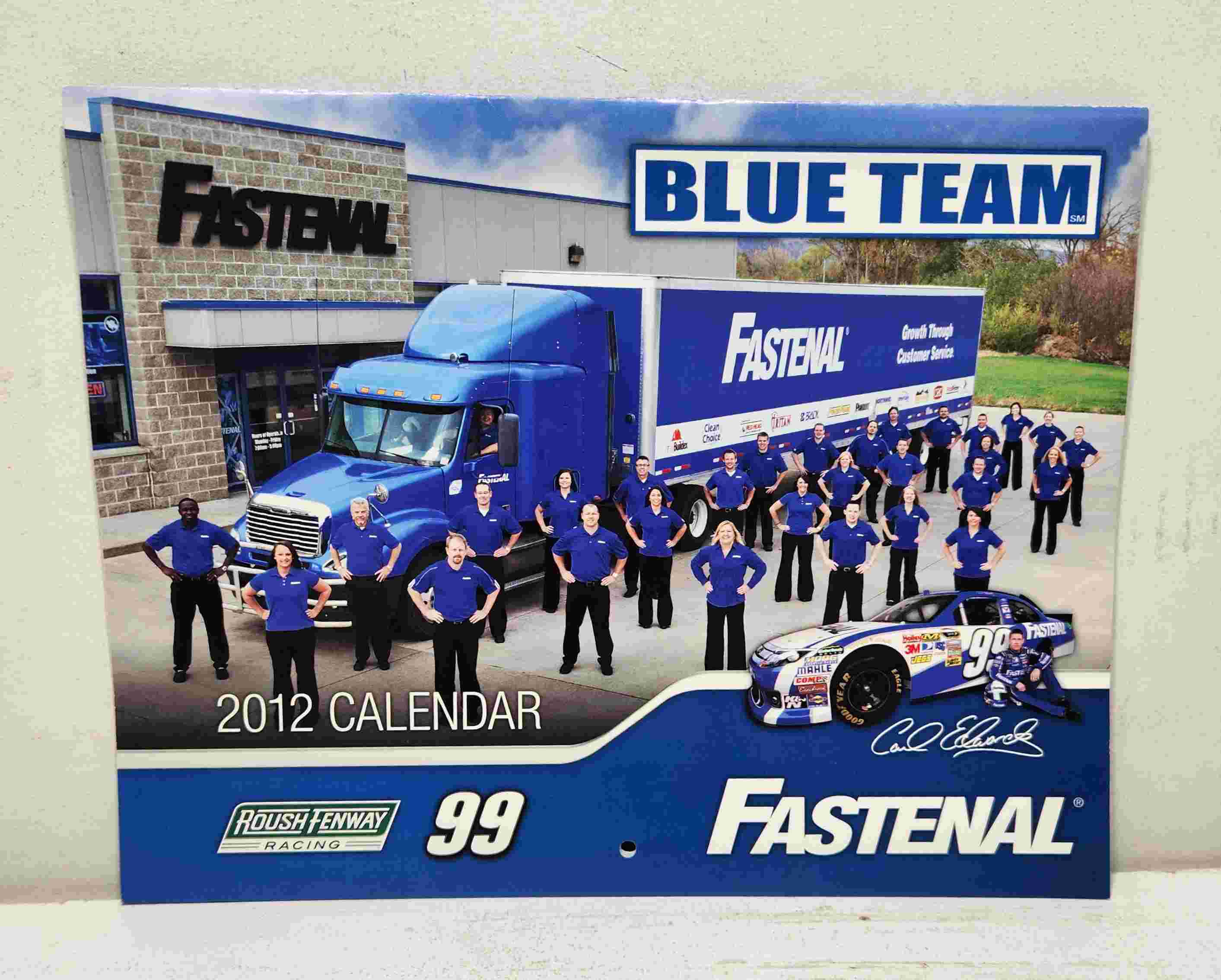 2012 Carl Edwards Fastenal Calendar