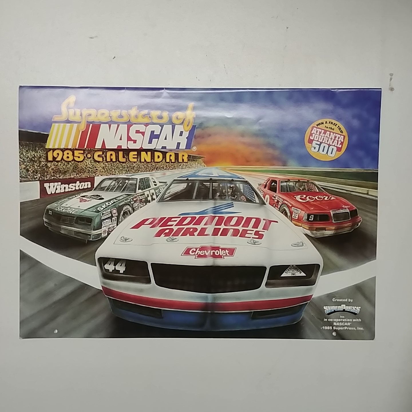 1985 Super Stars of Nascar Calendar