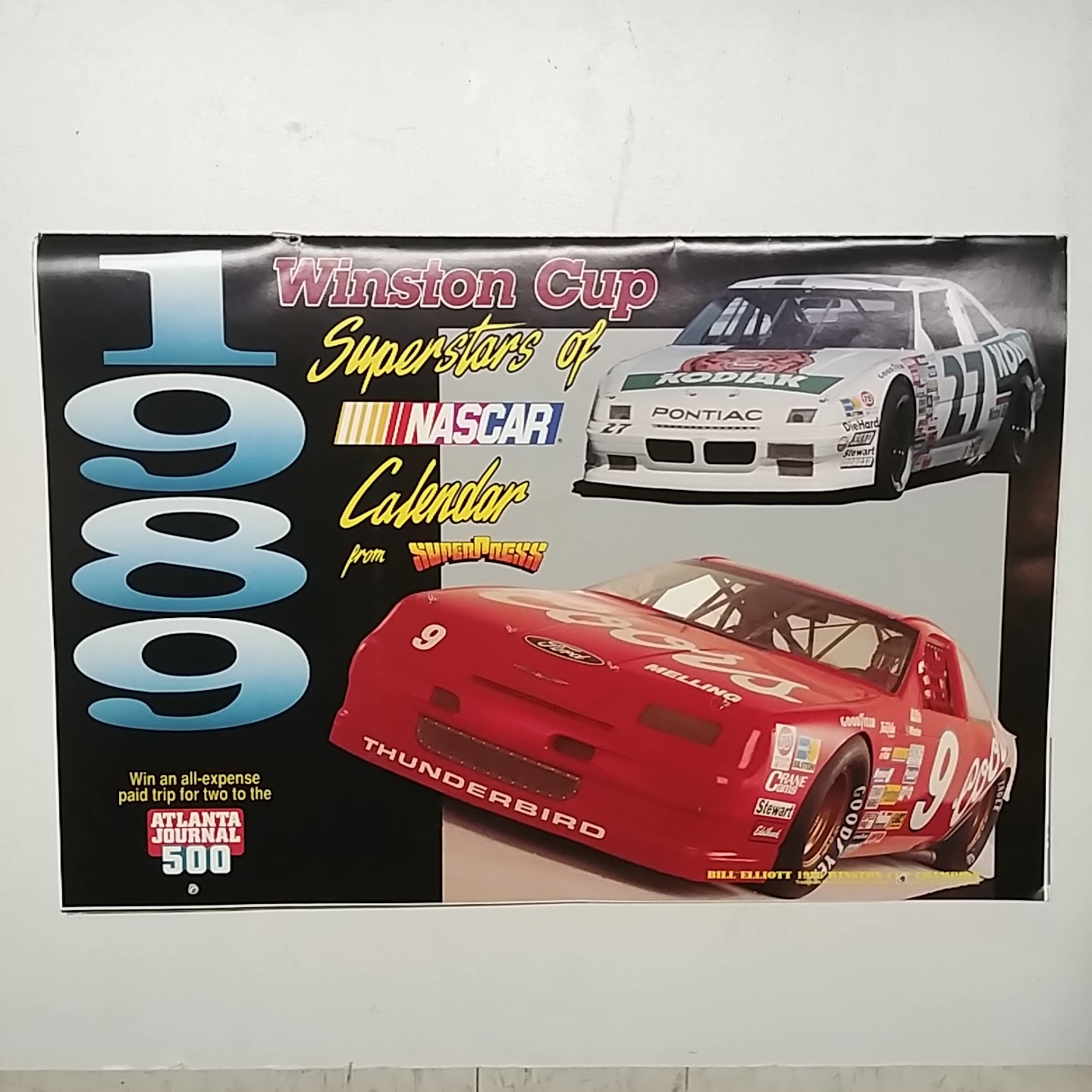 1989 Super Stars of Nascar Calendar