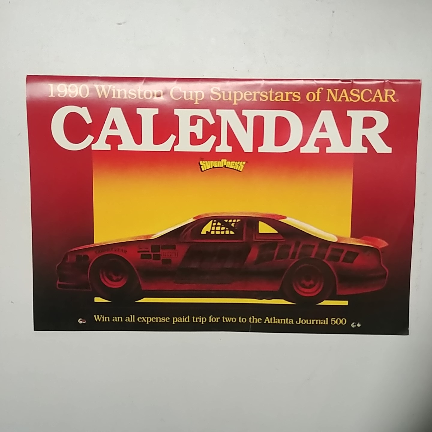 1990 Super Stars of Nascar Calendar