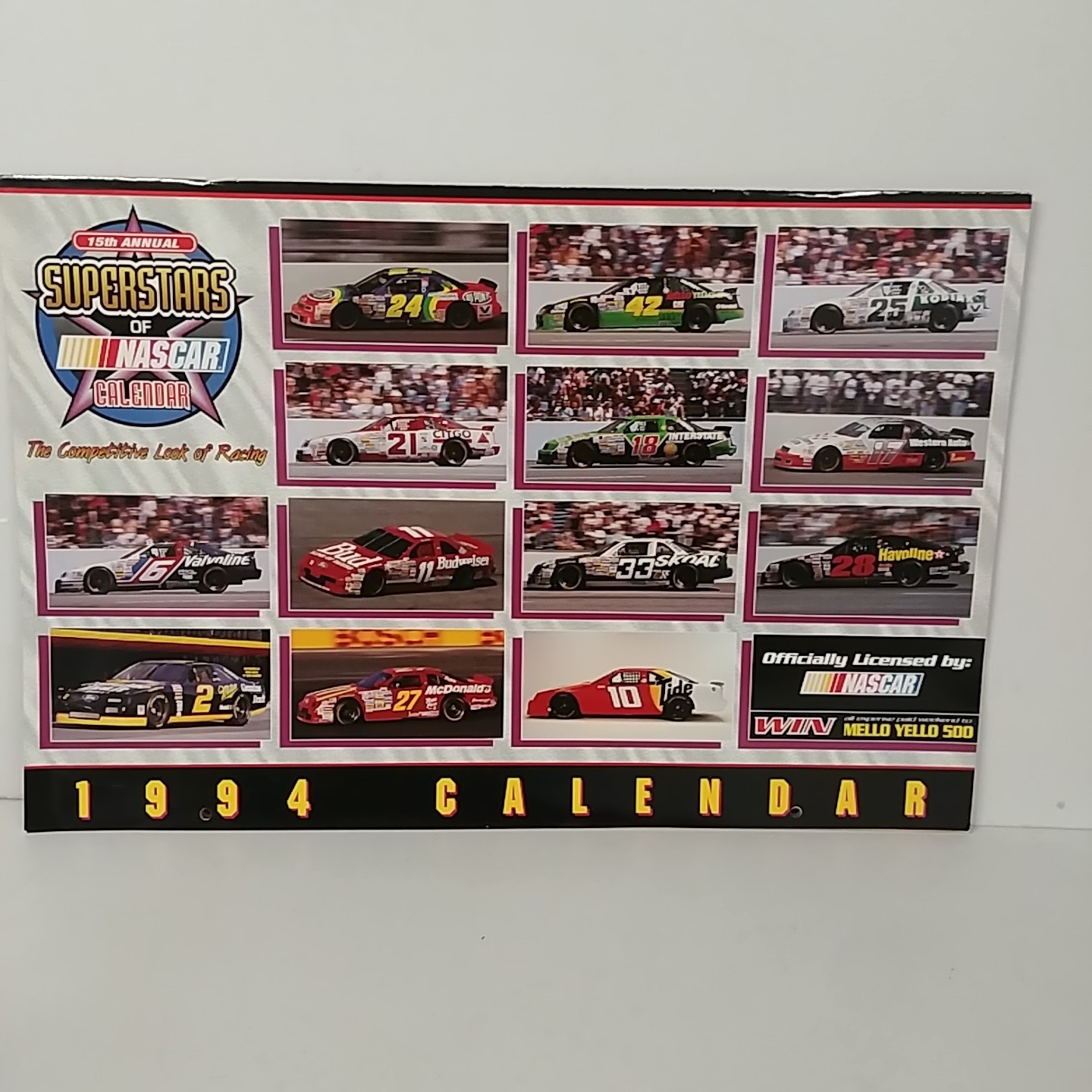 1994 Super Stars of Nascar Calendar