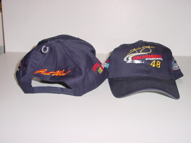 2002 Jimmie Johnson Lowe's "First Win" blue bill cap
