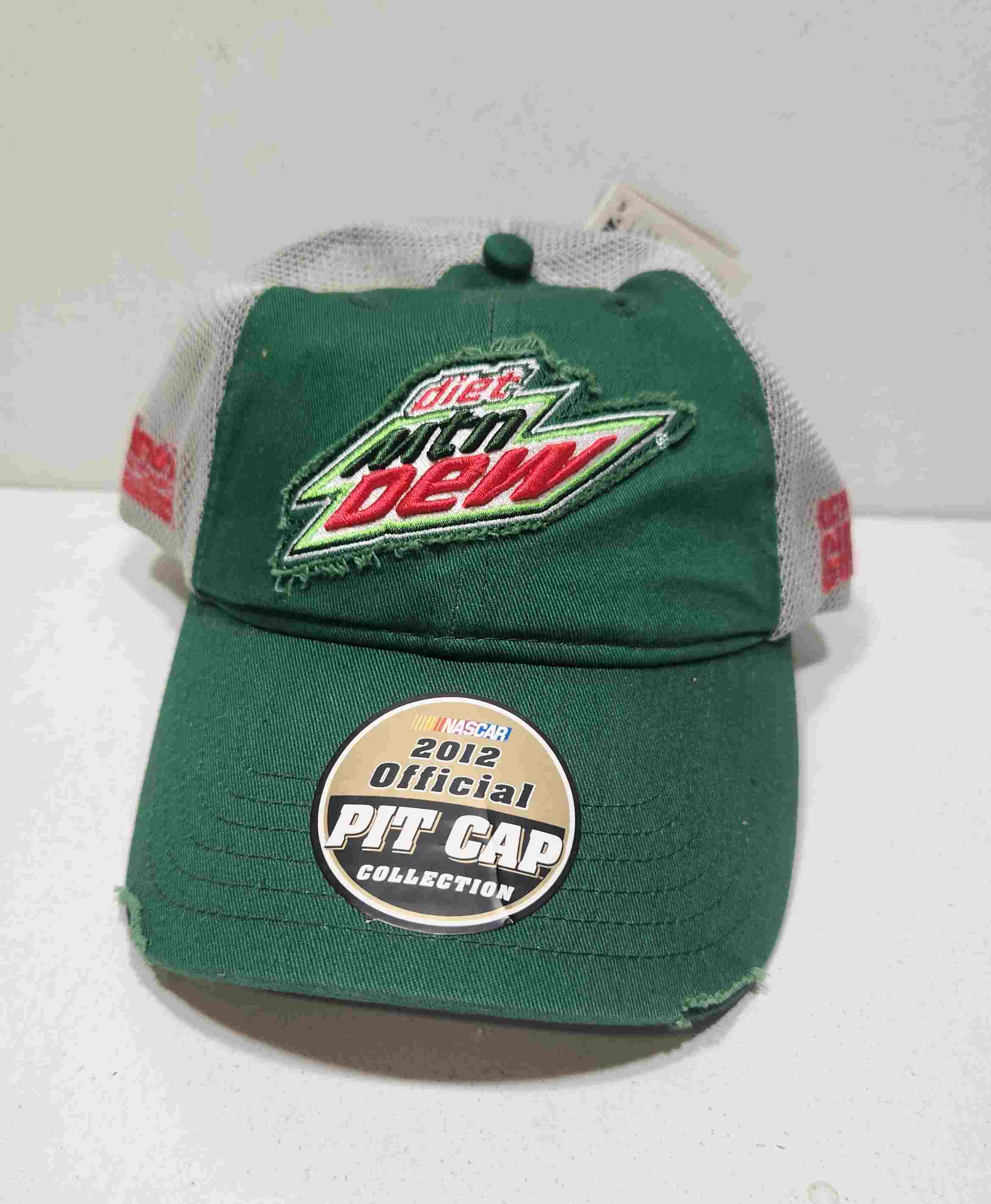 2012 Dale Earnhardt Jr Diet Mountain Dew "Spring Mesh Pit" cap