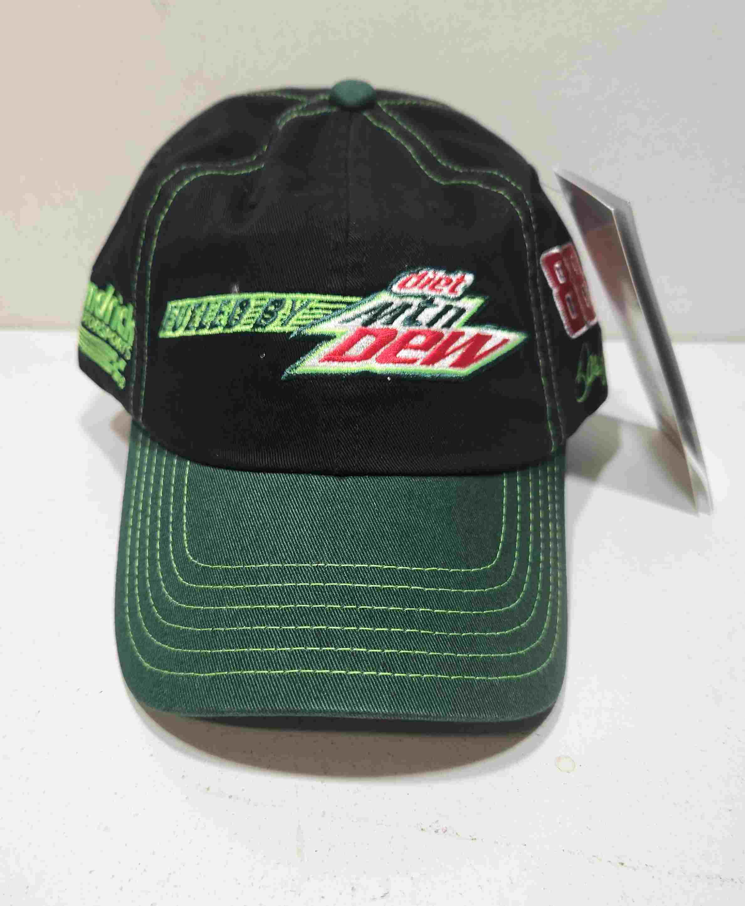 2012 Dale Earnhardt Jr Diet Mountain Dew "Team Color Fueled By" cap