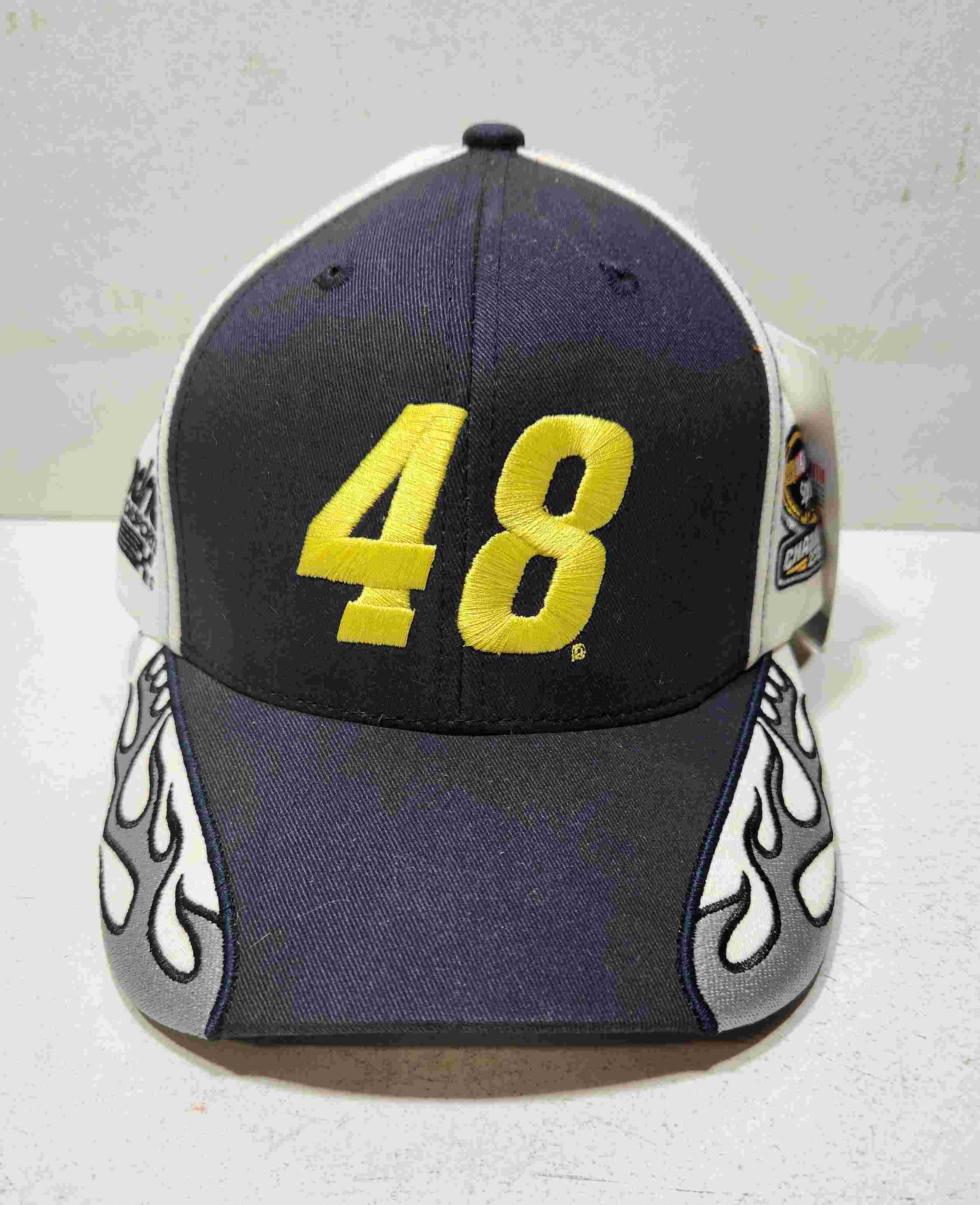 2016 Jimmie Johnson Lowe's "7-Time Champion" "Flame" cap