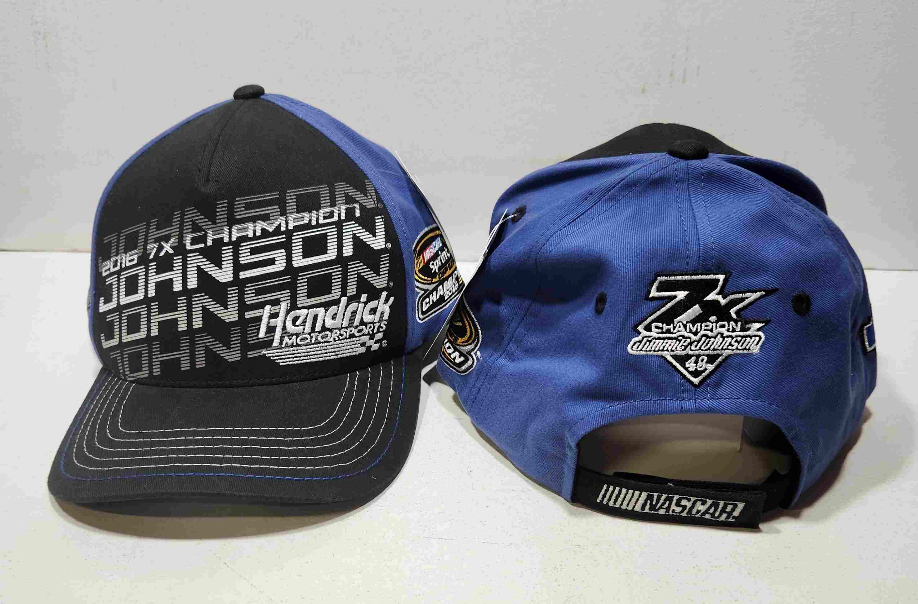 2016 Jimmie Johnson Lowe's "7-Time Champion" Offical cap