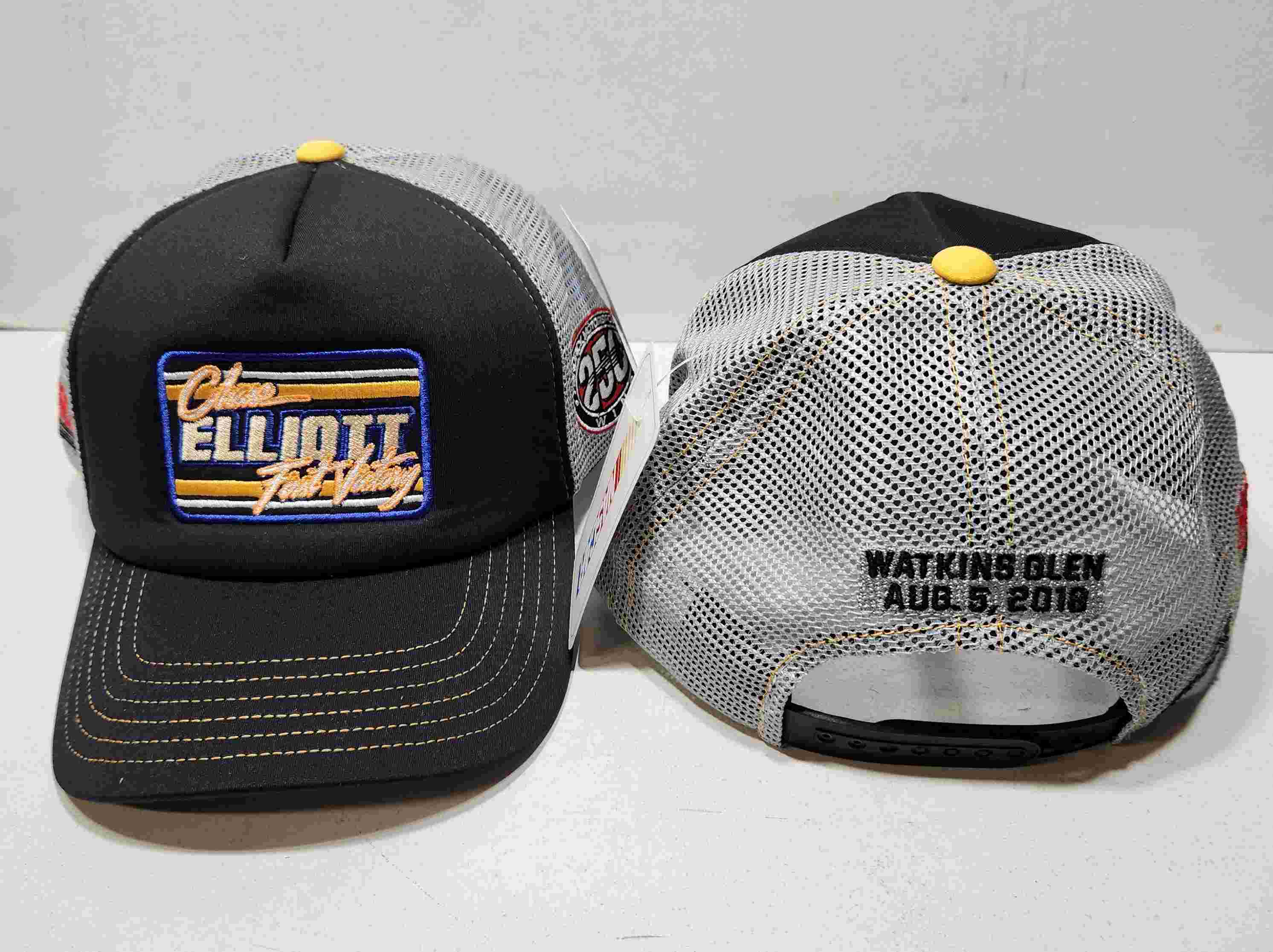 2018 Chase Elliott SunEnergy1BLUE "Watkins Glen Win" mesh cap