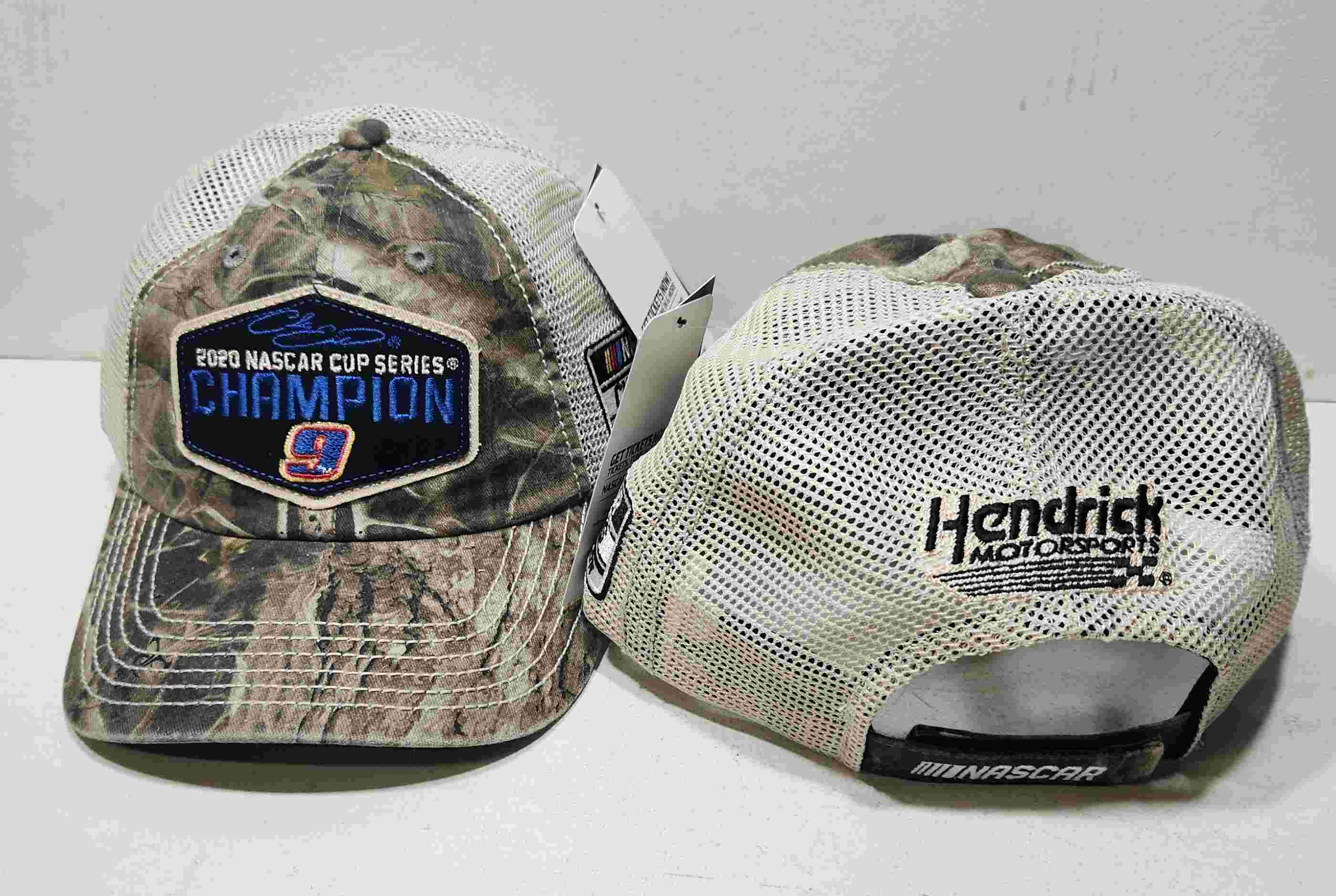 2020 Chase Elliott "Nascar Cup Champion" "Camo" Trucker Mesh hat