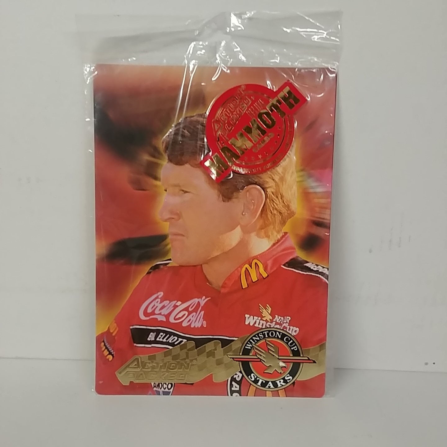 1995 Bill Elliott McDonald's Mammoth Card