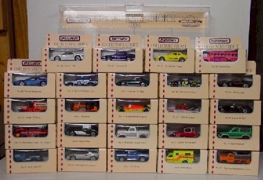 1994 Matchbox 1/64th 24 Piece Collectors Set with Display Case