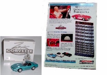 1994 Zora Corvette 1/32nd 40th Anniversary 40 Car Numbered Set by Action