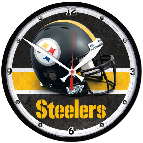 2016 Pittsburgh Steelers "Helmet" round clock