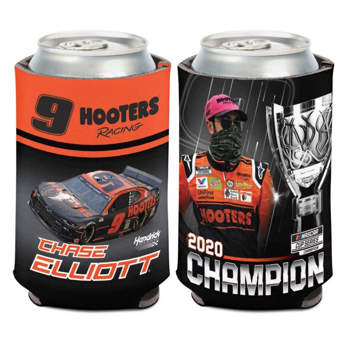 2020 Chase Elliott Hooters "NASCAR Cup Champion" can cooler