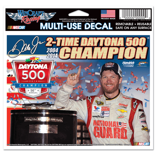 2014 Dale Earnhardt Jr National Guard "Daytona 500 Win" Ultra Decal