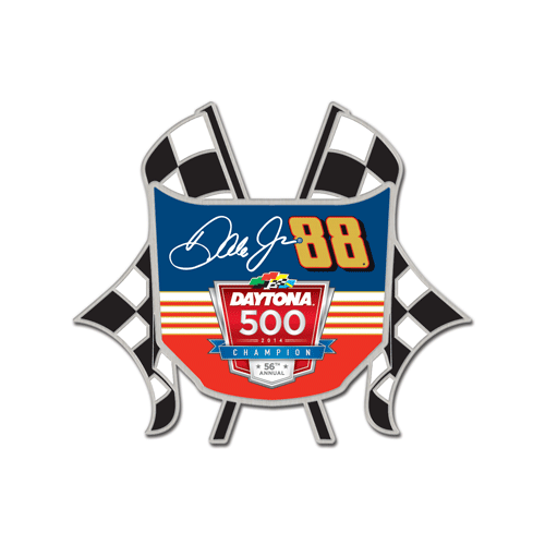 2014 Dale Earnhardt Jr National Guard "Daytona 500 Win" Hatpin