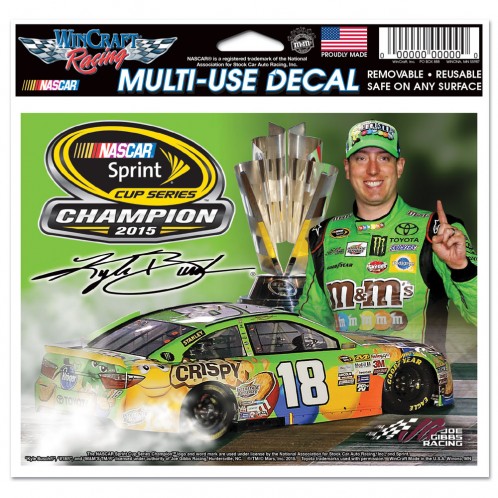 2015 Kyle Busch M&M's "Sprint Cup Champion" 4X4 Decal