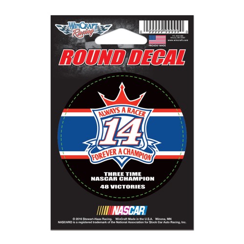 2016 Tony Stewart Retirement 3" round decal