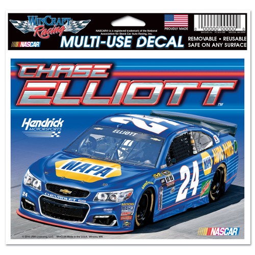 2016 Chase Elliott NAPA Multi-use colored decal