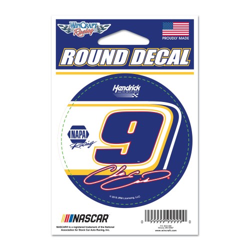 2019 Chase Elliott NAPA 3" round decal