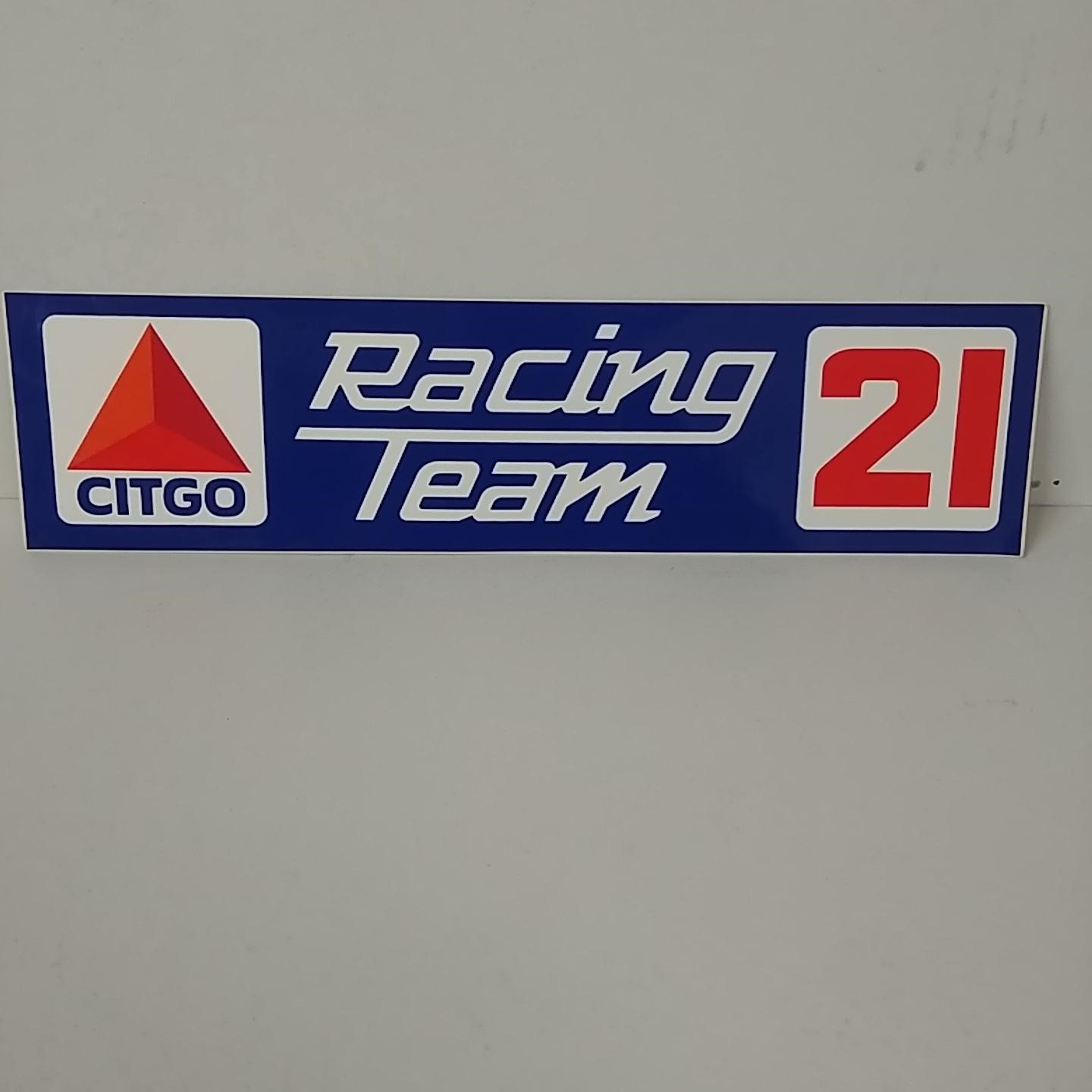 1989 Neil Bonnett Citgo Racing Team bumper sticker