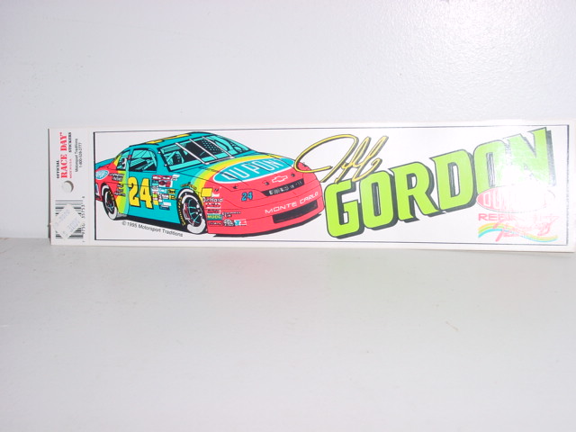 1995 Jeff Gordon Dupont Bumper Sticker