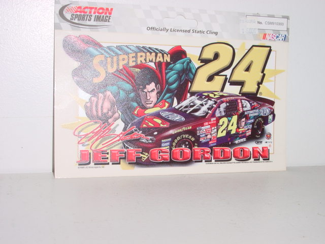 1999 Jeff Gordon Dupont "Superman" static decal