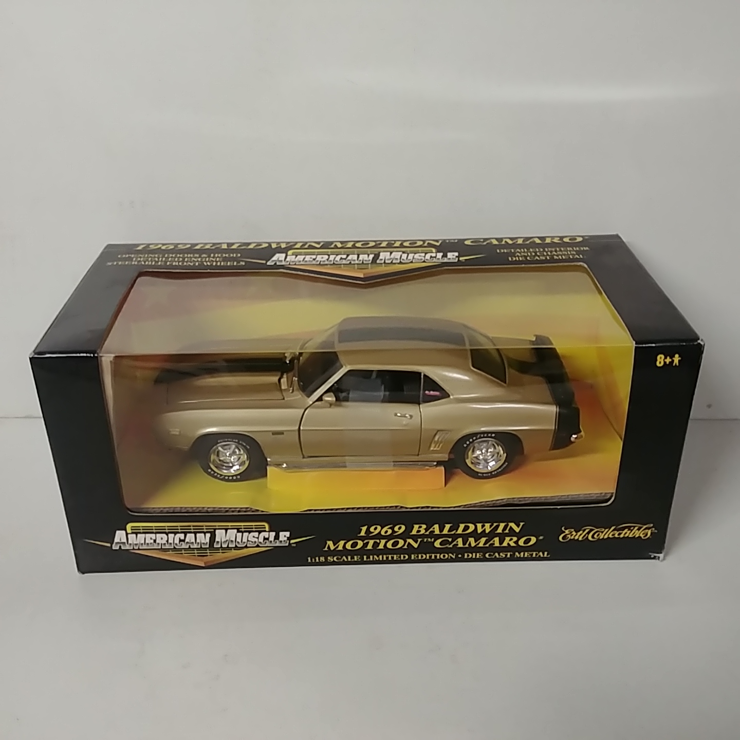 1969 Chevrolet 1/18th Camaro Baldwin Motion Gold