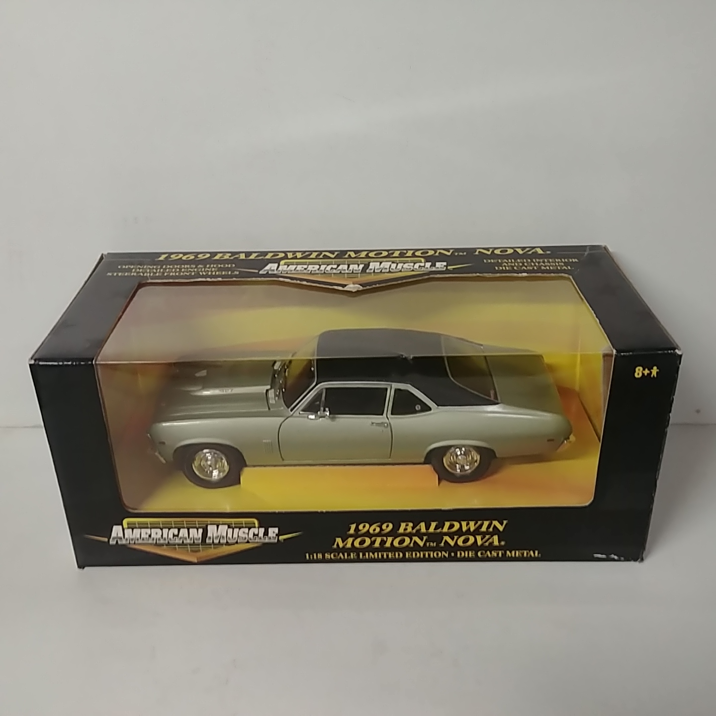 1969 Chevrolet 1/18th Nova Baldwin Motion Frost Green