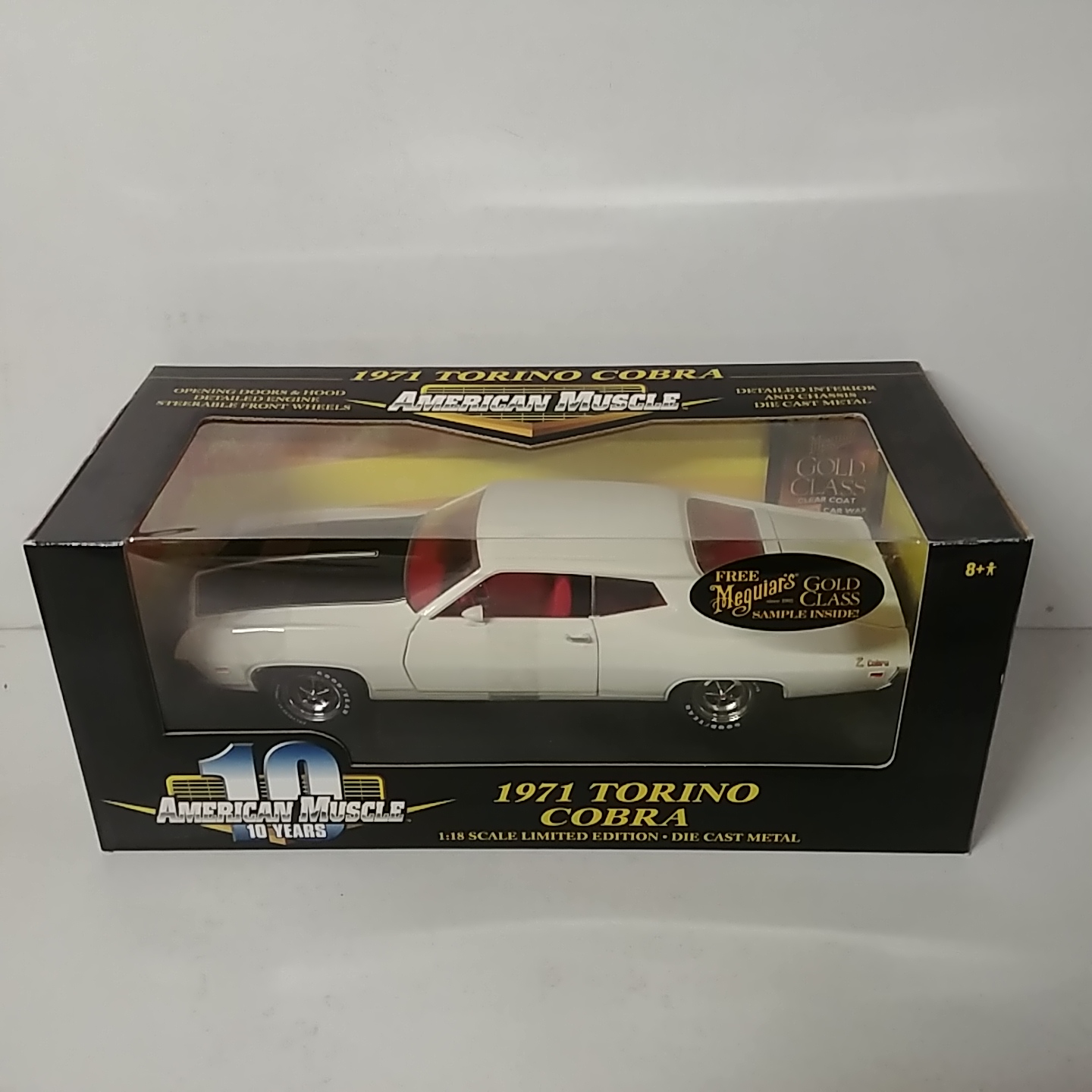 1971 Ford 1/18th Torino Cobra White