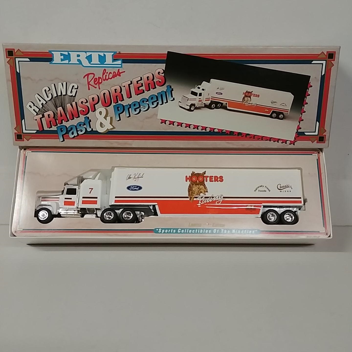 1992 Alan Kulwicki 1/64th Hooters Ertl Transporter