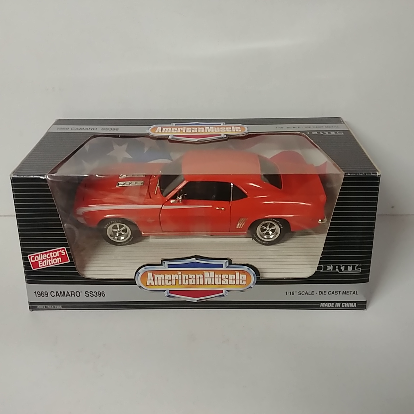 1969 Chevrolet 1/18th Camaro SS 396 Orange
