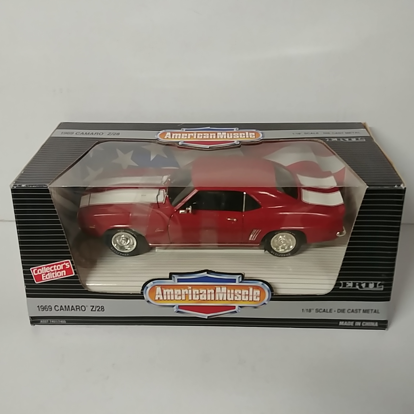 1969 Chevrolet 1/18th Camaro Z28 Red