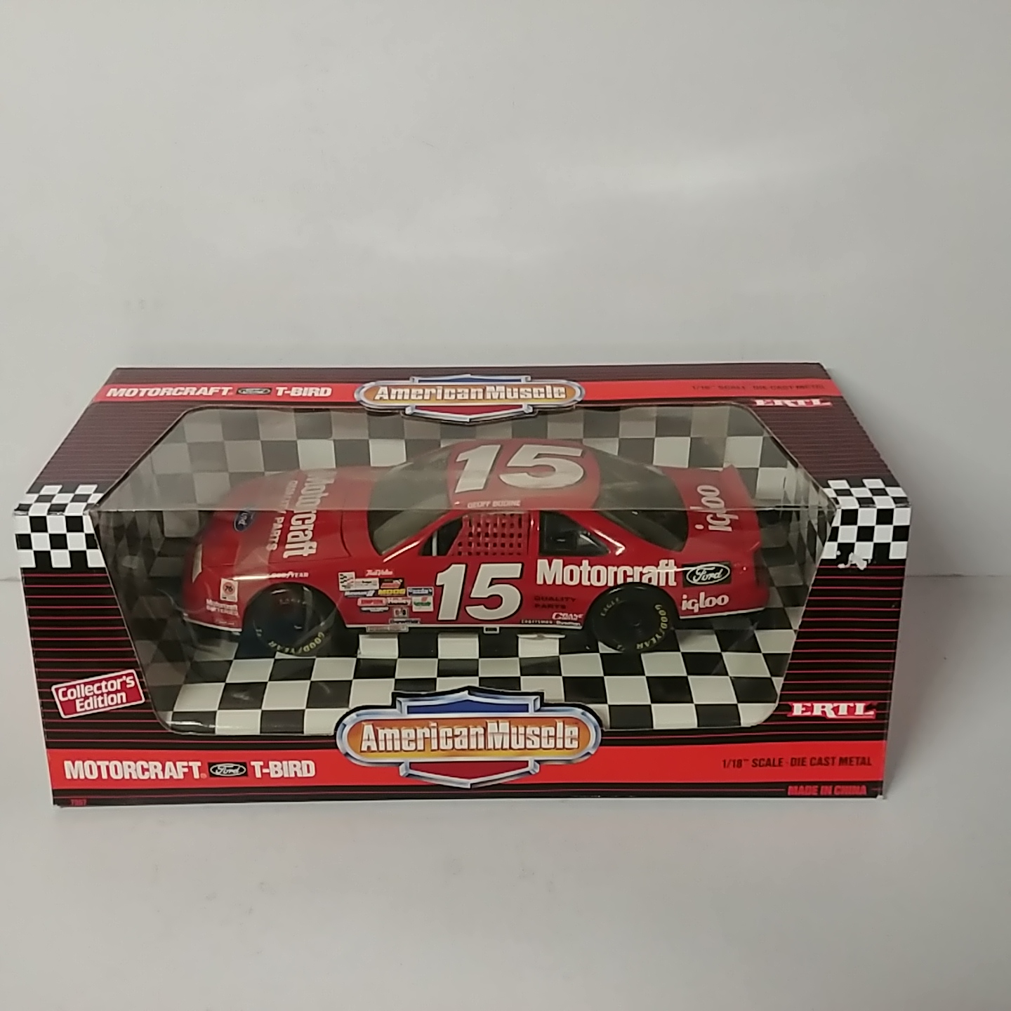 1992 Geoffrey Bodine 1/18th Motorcraft Thunderbird