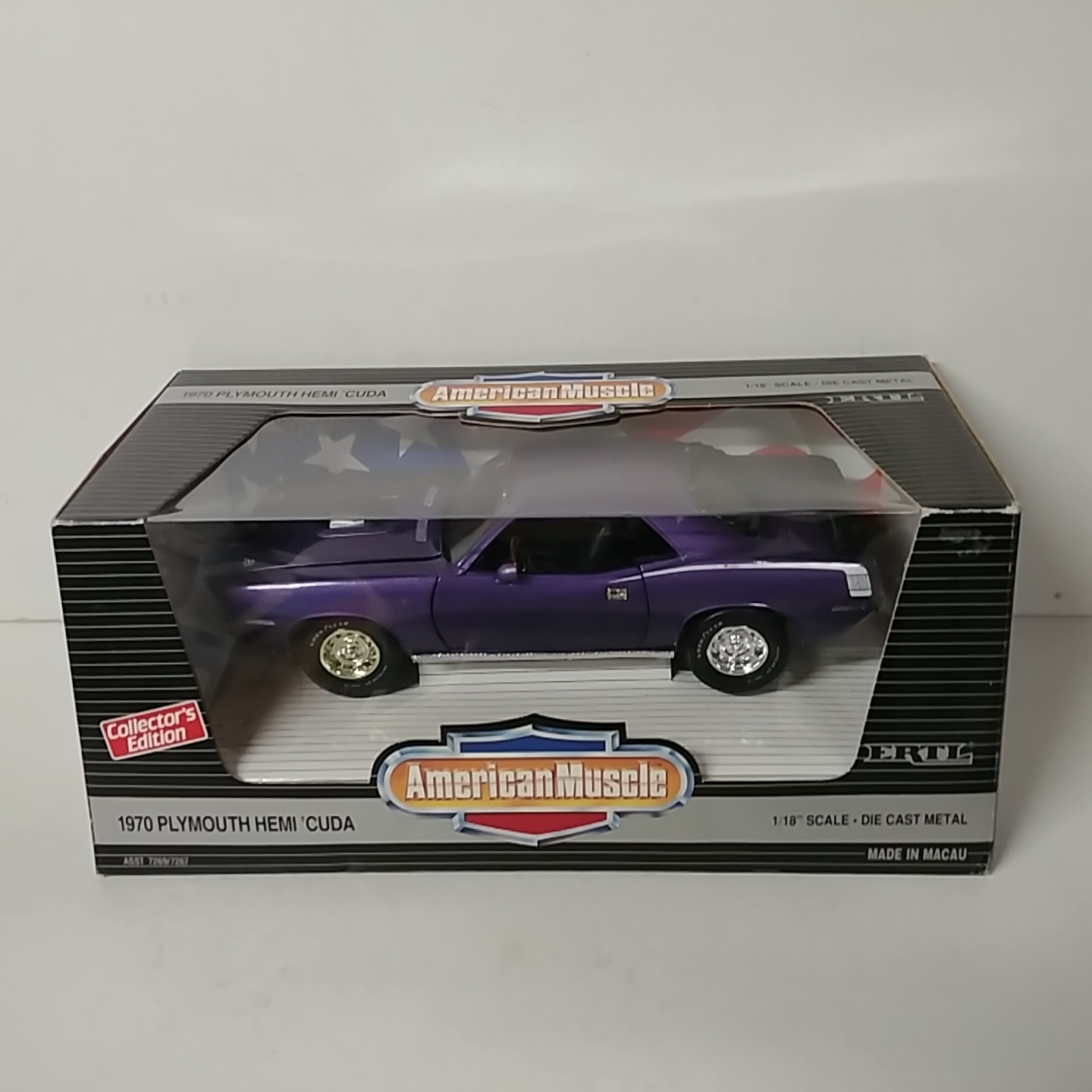 1970 Plymouth 1/18th Hemi Cuda Purple