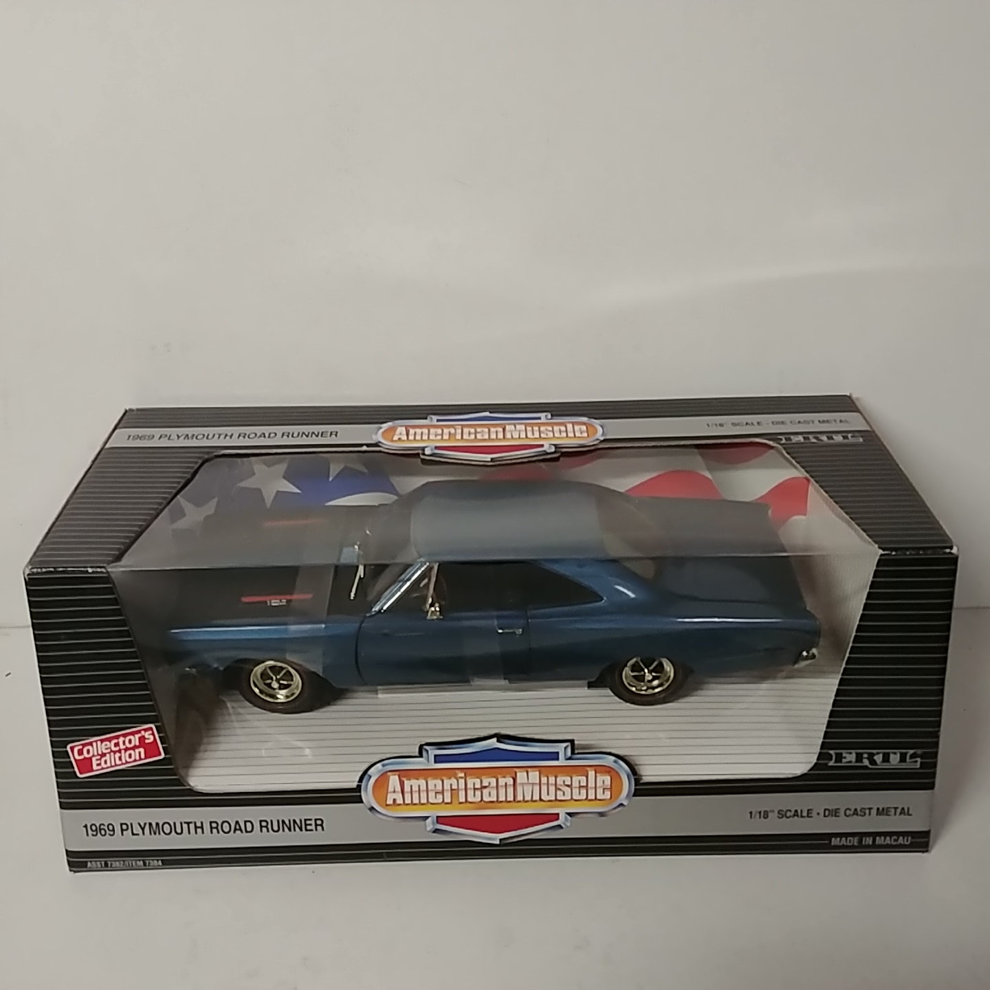 1969 Plymouth 1/18th Road Runner Blue
