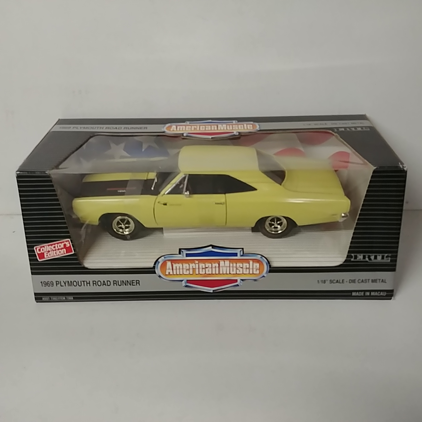 1969 Plymouth 1/18th Road Runner Yellow