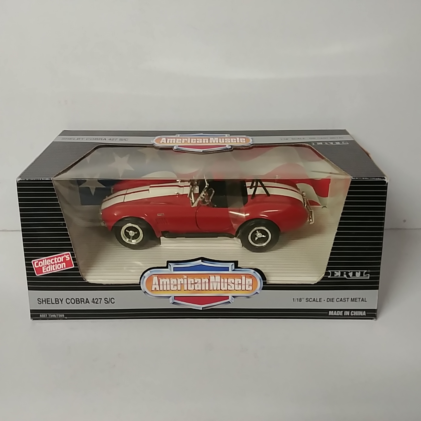 1965 Shelby 1/18th Cobra 427 S/C Red