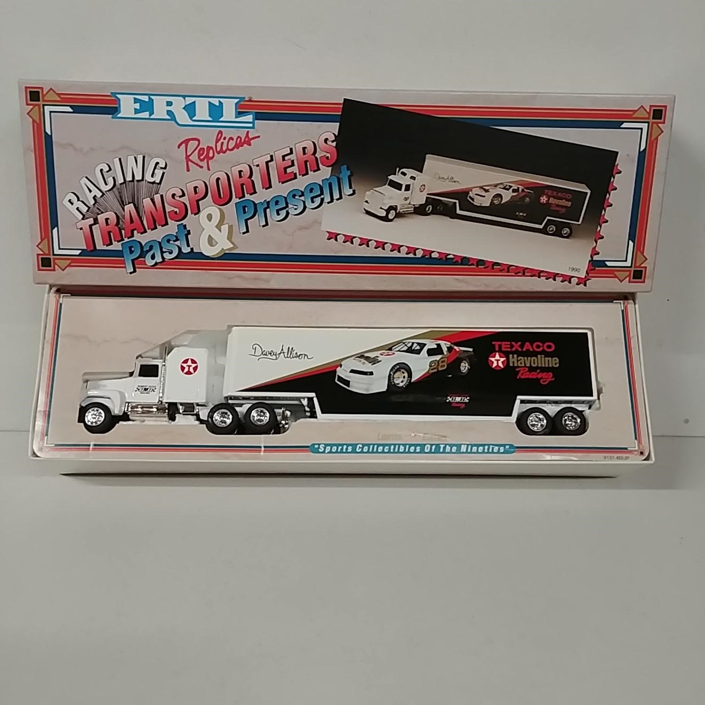 1990 Davey Allison 1/24th Texaco Havoline hauler