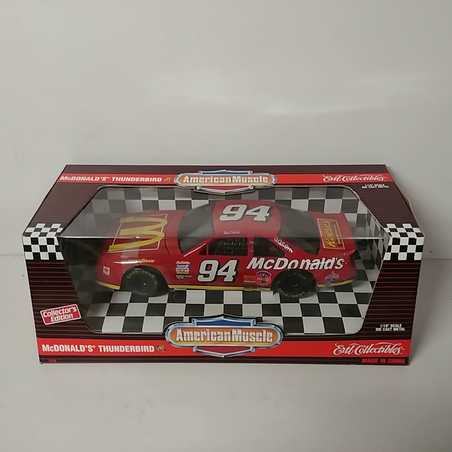 1995 Bill Elliott 1/18th McDonald's Thunderbird