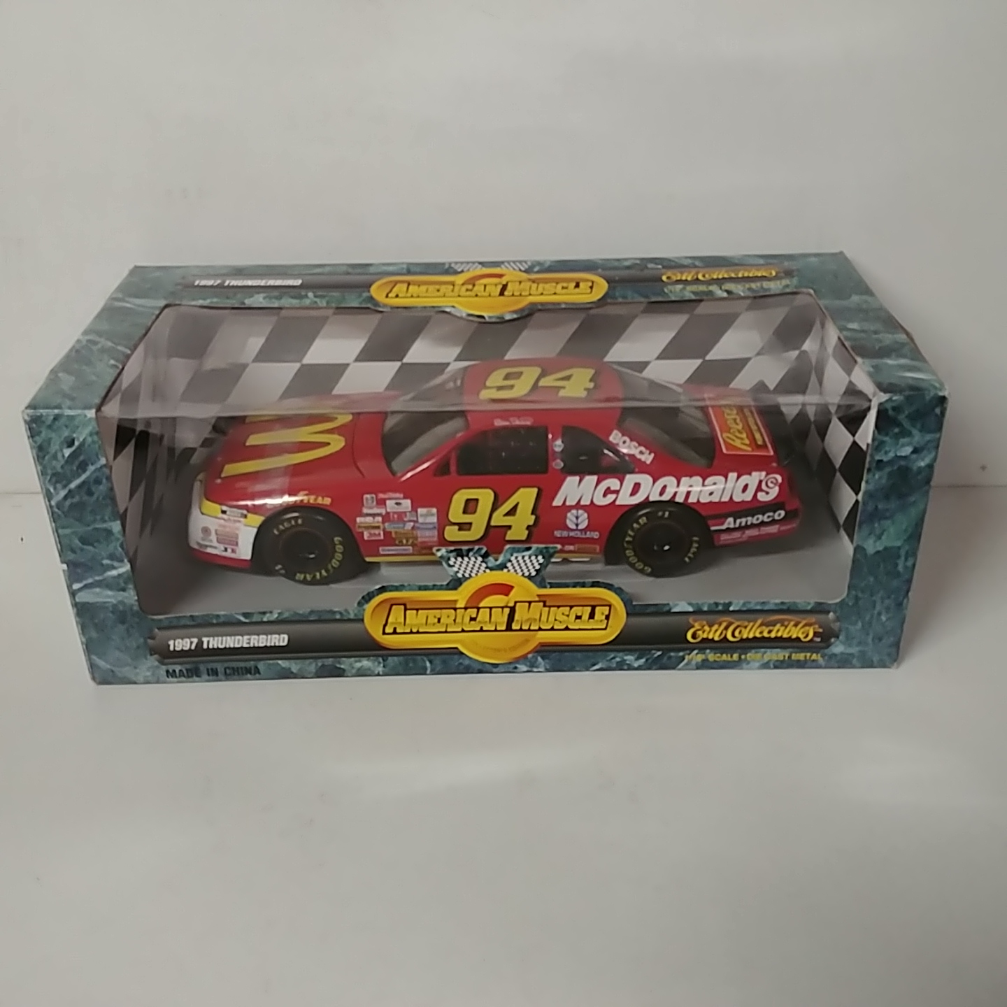 1997 Bill Elliott 1/18th McDonald's Thunderbird