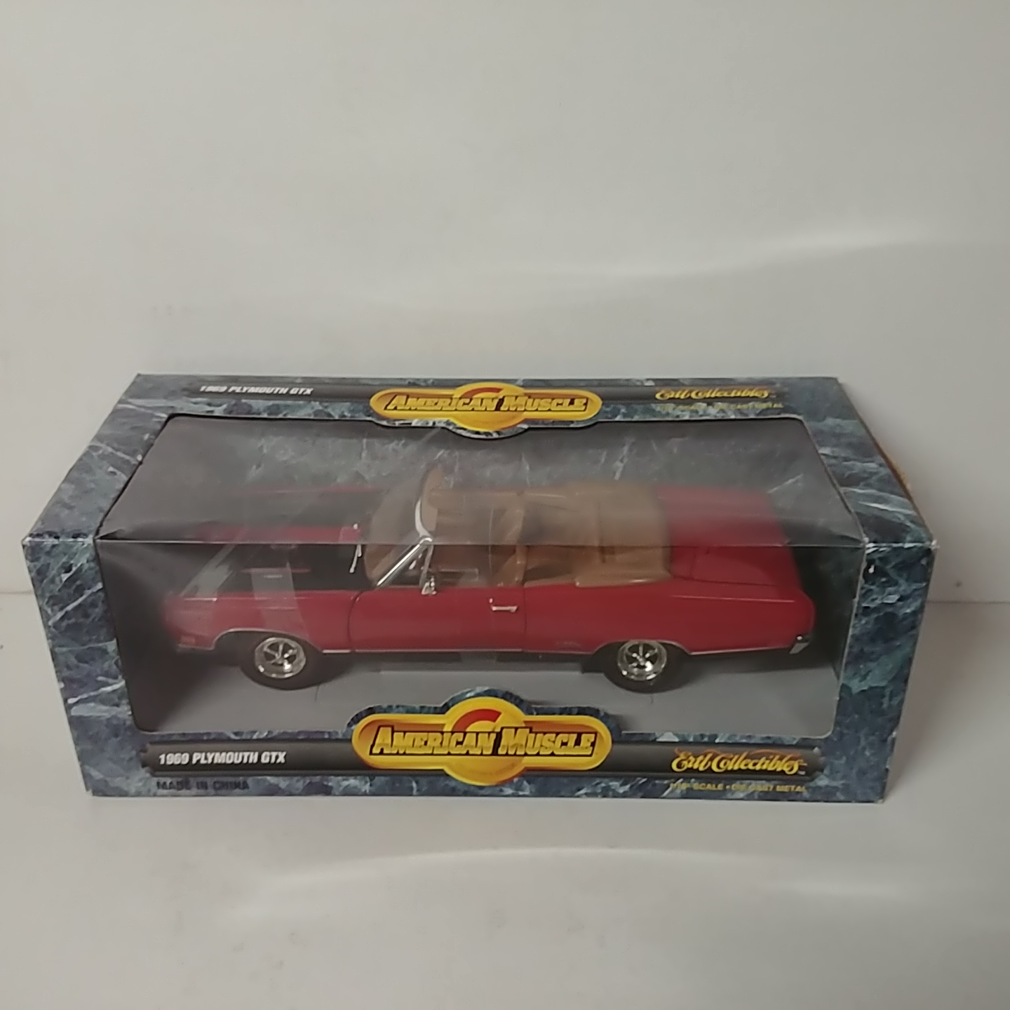 1969 Plymouth 1/18th GTX Red Convertible