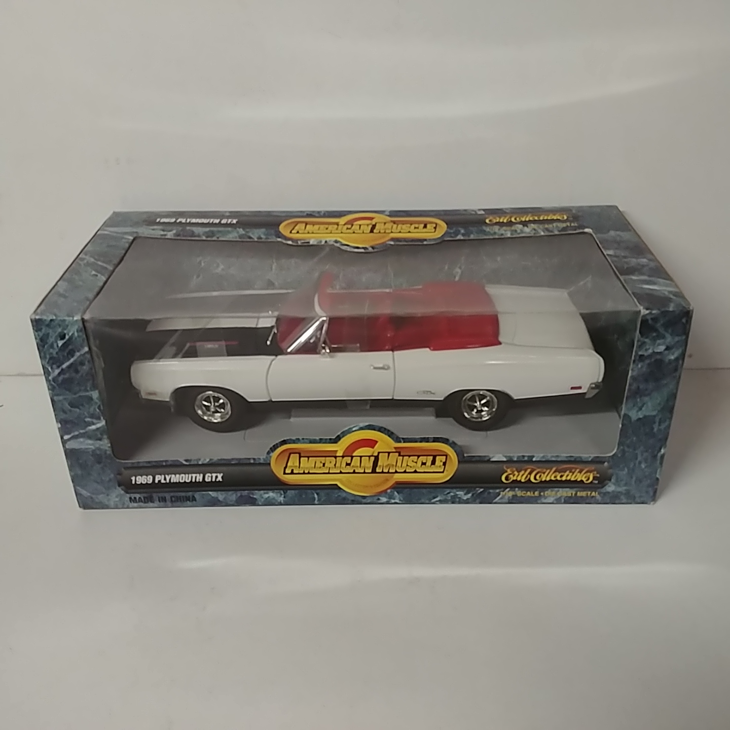 1969 Plymouth 1/18th GTX White Convertible