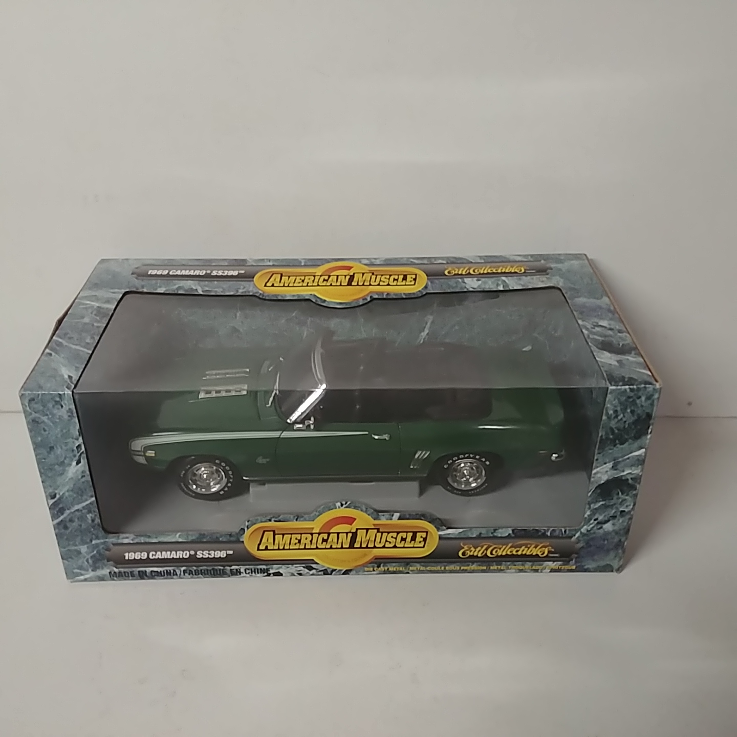 1969 Chevrolet 1/18th Camaro SS 396 Convertible Green