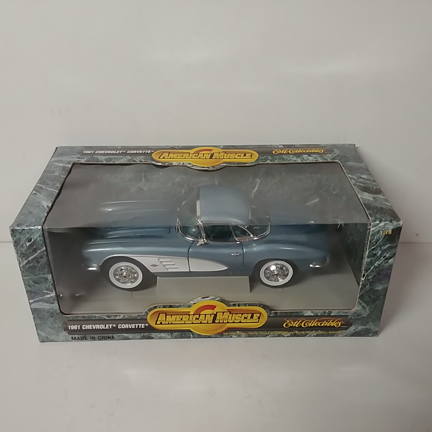 1961 Chevrolet 1/18th Corvette Metallic Blue