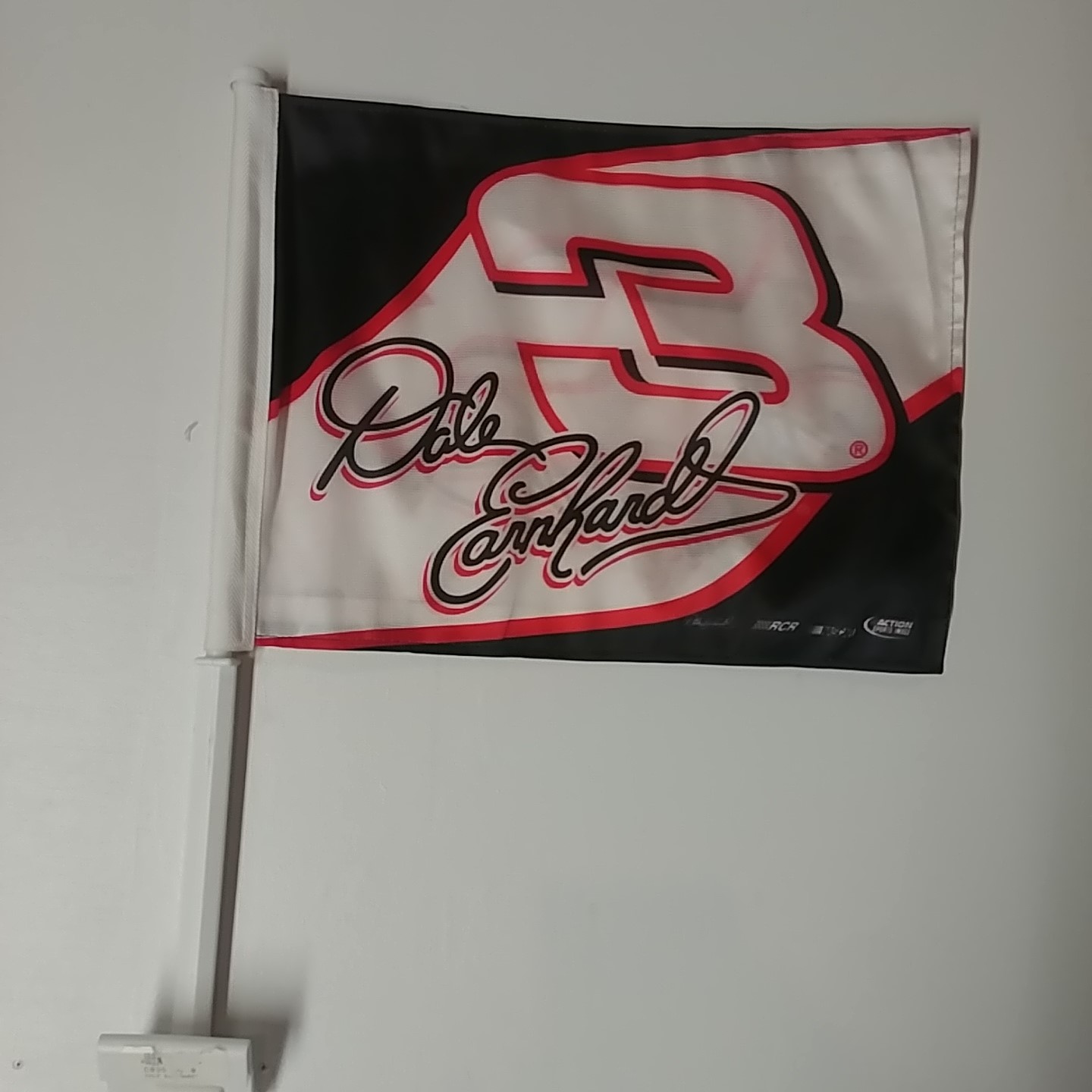 2001 Dale Earnhardt 2 Sided Car Flag