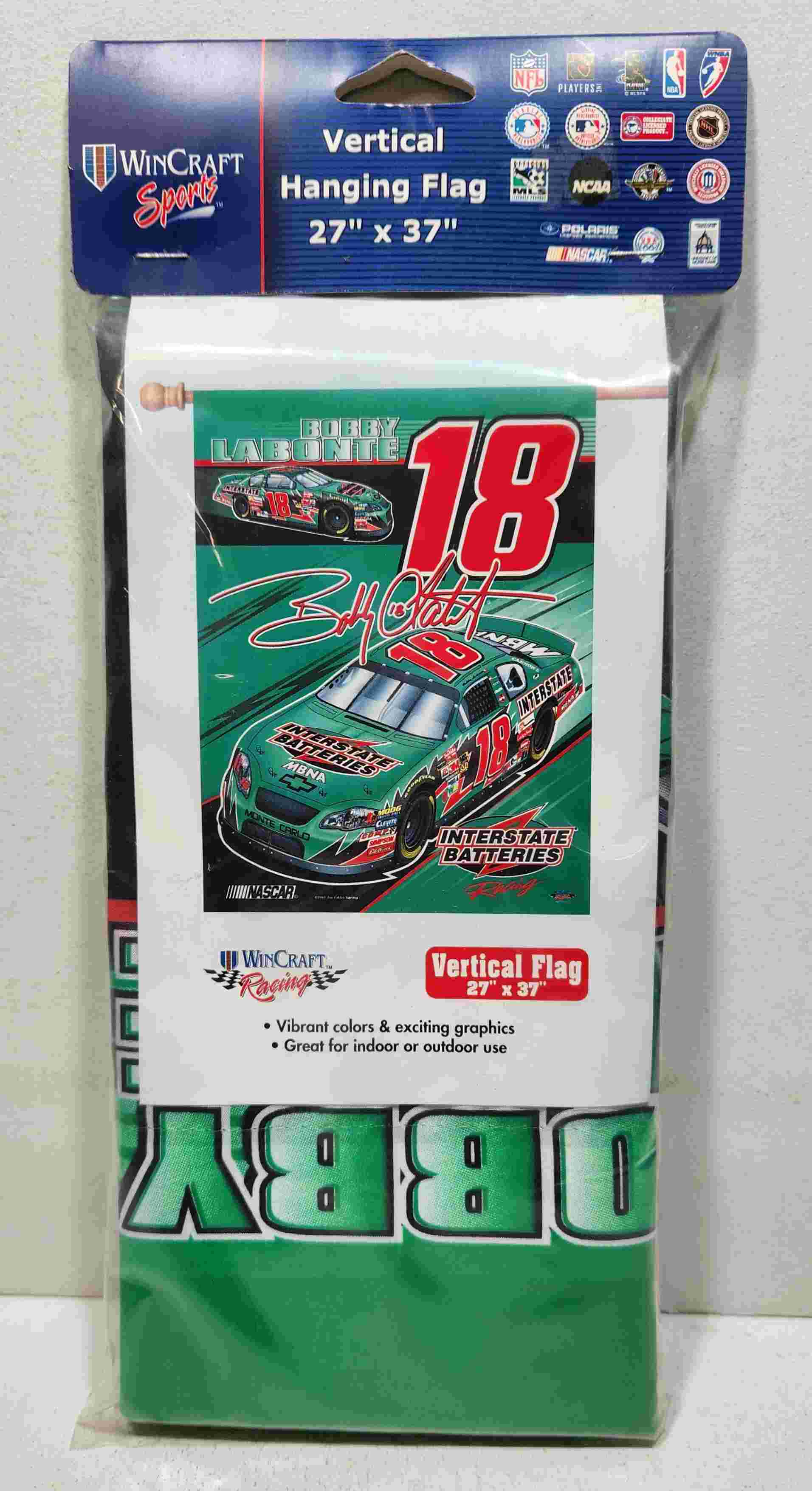 2003 Bobby Labonte Interstate Batteries Pole Flag